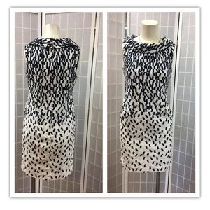 Just Taylor, dress, white/black, casual, size 2.: